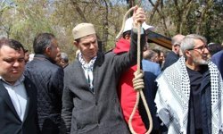 Gaziantep’te STK’lar İsrail’i protesto etti