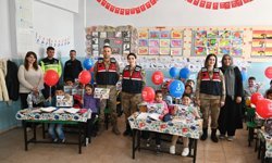 Jandarmadan trafik kuralları anlatıldı