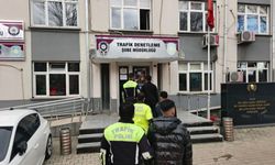 Gaziantep'te konvoy yapan sürücülere cezası kesildi