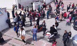 Okullar dronla denetleniyor