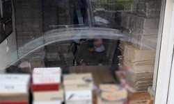 5 kişiyi rehin alan şahsın dron görüntüleri kamerada