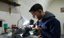 Tespih tutkusu mesleğe dönüştü, siparişler yurt dışına ulaştı