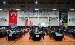 Gaziantep'te 250 sporcuyla Veysel Güneş Satranç Turnuvası düzenlendi