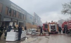 Gaziantep’te kereste imalathanesinde yangın paniği