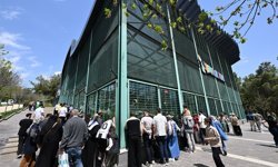 Yavru şempanze ziyaretçilerin maskotu oldu