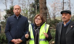 Fatma Şahin afet çalışmaları yerinde inceledi