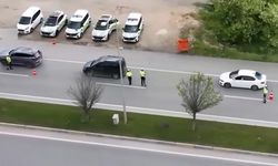 Gaziantep’te bayram trafiğine dronlu denetim