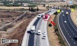 Otoyolda sürücülere ceza yağdı