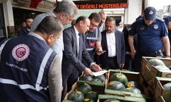 Gaziantep’te sebze - meyve hallerine sıkı denetim