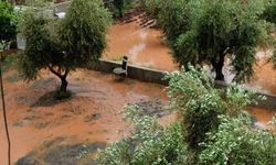 İslahiye’de Sağanak Dereleri Taşırdı