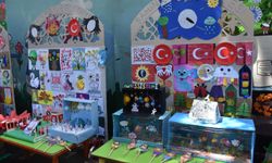 Miniklerin emeği sergiye dönüştü