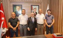 GAÜN’de Erasmus+ akademisyenleri Rektör Doğan’ı ziyaret etti