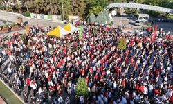 Gaziantep’te dev ekranda milli maç coşkusu