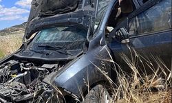 Kilis'te feci kaza! Araç takla attı