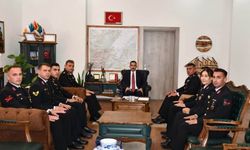 Kaymakam Soylu, Jandarmayı makamında ağırladı