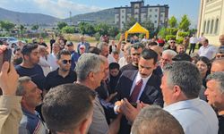 Konvoyla yeni görev yerine uğurlandı