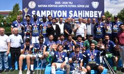 Şahinbey Ampute Futbol Takımı sezona damga vurdu
