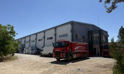 Gaziantep’te tekstil fabrikasında yangın paniği