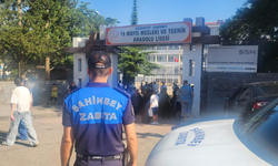 Zabıta ekiplerinden öğrencilere destek