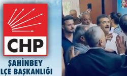 CHP Şahinbey İlçe Başkanlığı’nda gergin anlar