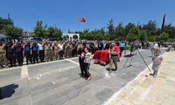 Jandarma Uzman Çavuş Gaziantep'te son yolculuğuna uğurlandı