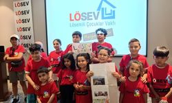 LÖSEV'in çocukları gazete çıkardı