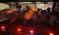 Gaziantep'te motosikletlere milyonluk ceza kesildi
