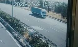 Otoban’da ters yönde giden tır tehlike saçtı