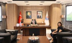 Tuğba Han Şimşekler Dizman, Rekrör Doğan'ı ziyaret etti