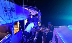 Yaralı vatandaşa ticari yatta tıbbi tahliye