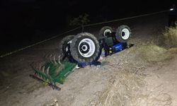 Gece Saatlerinde Feci Kaza Çiftçi Hayatını Kaybetti