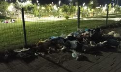 Gaziantep’te piknik alanı çöplüğe döndü