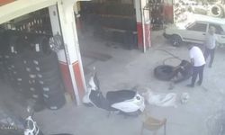 Gaziantep’te şişirilen lastik bomba gibi patladı