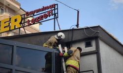 Dönercide çıkan yangın kontrol altına alındı