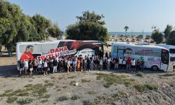 Binlerce öğrenci Erzin’de yazı doyasıya yaşadı