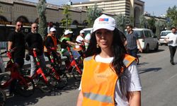 Gaziantep'te bisiklet sürüşü düzenlendi