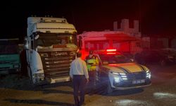 Gaziantep karayolunda sahte plakalı tır sürücüsü yakalandı