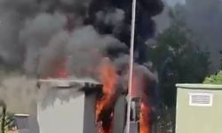 GAÜN’de Trafo yangını sonrası 6 birim elektriksiz kaldı