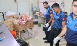 Şanlıurfa'da 315 kilo bozuk et imha edildi
