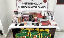 Gaziantep’te araçtan servet değerinde kaçak ürün çıktı