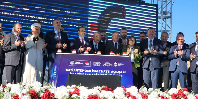 Gaziantep'te tarihi projeye görkemli açılış