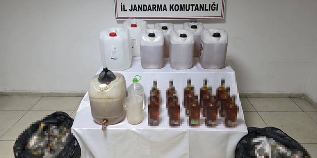 Gaziantep’te sahte alkol operasyonu: 135 litre ele geçirildi