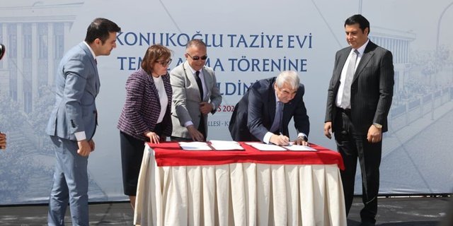 Gaziantep’te Konukoğlu Taziye Evi’nin temeli atıldı