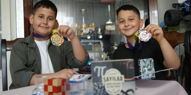 Gaziantepli kardeşler matematik olimpiyatlarında Türkiye’yi gururlandırdı