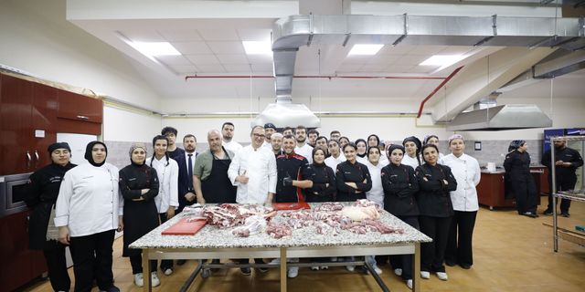 Geleceğin şefleri GİBTÜ’de uygulamalı eğitim aldı