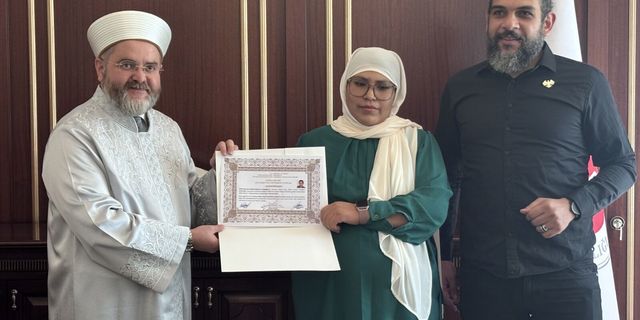 Arjantin'den geldi, Gaziantep'te Müslüman oldu
