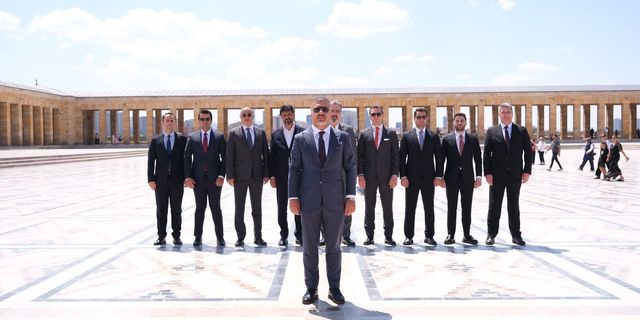 GAİB heyetinden Anıtkabir'e anlamlı ziyaret