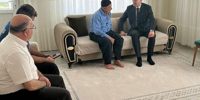 Kaymakam Ferhat Salih Ceylan’ın ilk durağı şehit ailesi oldu