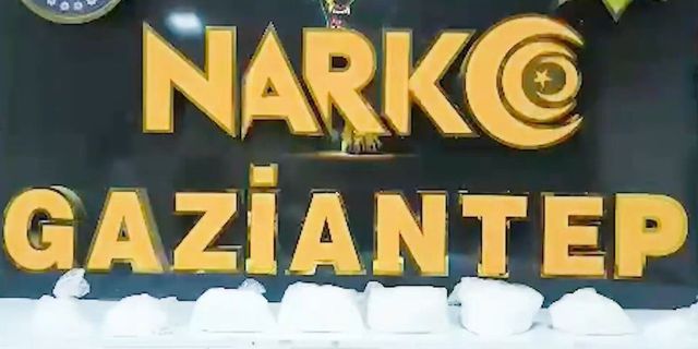 Gaziantep'te kilolarca metamfetamin ele geçirildi