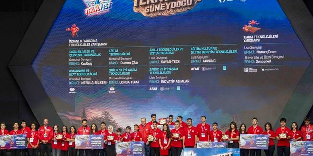 TEKNOFEST Güneydoğu’da genç teknoloji takımları ödüllendirildi